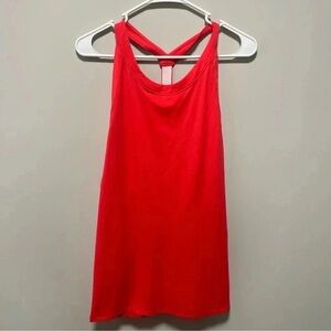 Athleta Bright Red Racerback Tank Top